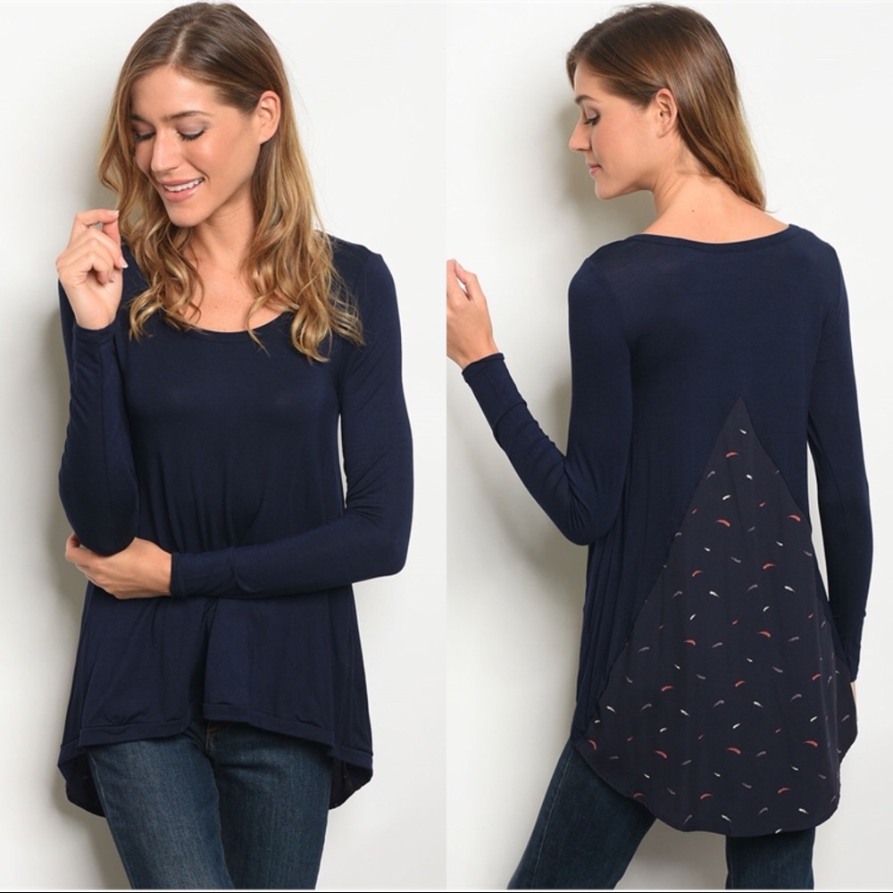 Navy Top